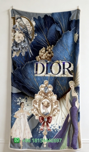 Dior Throw Blankets